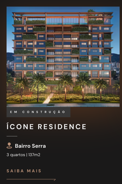 ÍCONE RESIDENCE Bairro Serra BH