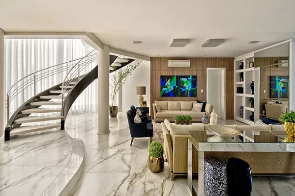 O charme dos apartamentos duplex de luxo: design e funcionalidade!